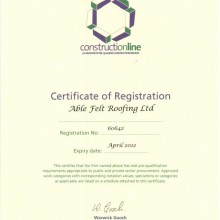 Constructionline Certificate