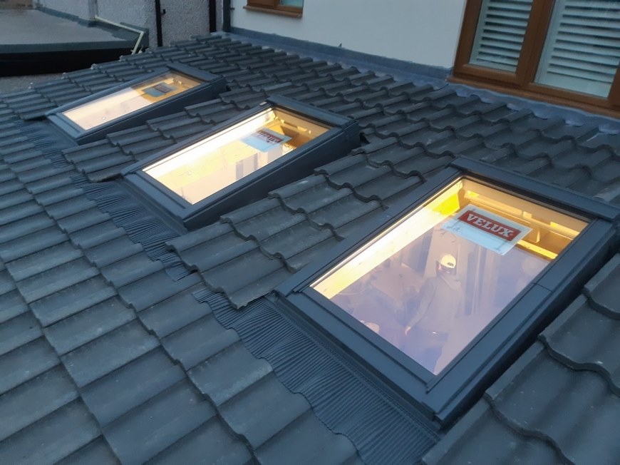 These were originally windows fitted too low, but now they are at the correct angle.